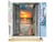 Peinture par Numéro Figured'Art - Porte sur la Mer - Kit de Loisir Créatif DIY Numéro d'Art Complet - 40x50cm toile roulée + châssis en bois à monter