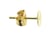 Lot de 20 Clous de Boucles d'oreilles + 20 fermoirs metal doré en Acier Inoxydable 304
