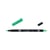 Lot de 6 feutres double pointe pinceau - TOMBOW - Vert 296