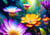 Fleurs sous la Pluie