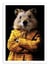 Affiche 50 x 70 cm -  Quokka Wild Suits - Philippe Hugonnard