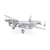 MetalEarth Aviation: BOMBARDIER LANCASTER 13.08x8.72x2.58cm, maquette 3D en métal avec 1 feuille, sur  carte 12x17cm, 14+