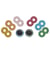 Set d'yeux de sécurité pour peluches - 30mm 6 couleurs 1 paire - Rico Design Multicolore