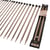 Aiguilles à tricoter prestige or rose aluminimum 40cm