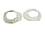 2 Pendentifs rond martelé 32mm argenté