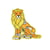 Ecusson thermocollant animal robot lion 5.5x5cm