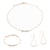 Collier, bracelet et boucles d'oreilles Piana en pierres Amazonite - Sloya