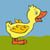 LUC - Kit canevas Soudan Canard 25x25cm