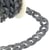 Bobine 5m Chaîne plastique brillant Gris Clair 20mm