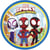 8 Assiettes Spidey