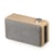 Enceinte Bluetooth Bois Touché Luxe Autonomie Longue 5W Bass Puissant AUX TF FM Jaune YONIS