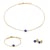 Collier, bracelet et boucles d'oreilles Aurora en pierres Lapis-lazuli - Sloya