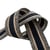 Bobine 15m sangle chinée 40mm Beige et Noir