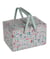 Panier à couture motif Mercerie - 21x30.5x19.5cm - Distrifil Ecru
