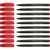 Lot de 10 Feutres Fineliner Topliner 967 04 rouge