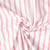 Tissu Coton imprimé Arty rayures Rouge sur fond Blanc