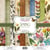 10 papiers scrapbooking 20 x 20 cm FABRIKA DECORU SPRING BOTANICAL STORY