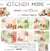 6 papiers scrapbooking 30 x30 cm Craft O' Clock KITCHEN MODE