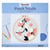 Figured'Art Punch Needle Kit Complet pour Adultes et Enfants - boules de Gui - Parfait pour Débutant. Set prêt à broder taille 20x20cm avec cadre circulaire