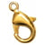 Fermoir carabinier 13 mm (2 pièces) - Doré