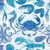 4 serviettes en papier découpage collage 33 cm CRABE MOULE HYPOCAMPECREVETTE