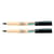 Lot de 2 marqueurs textiles permanents pointe conique fine 0,7 mm - PENTEL - Noir
