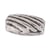 MégaCréa - Perle métal grain de riz 7 mm Argenté (lot de 10)
