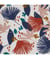 Tissu coton Soaria Exotique de 150 cm de largeur Blanc Cassï¿½ multicolore vendu par 50 cm