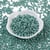 1000 perles de rocaille vert métallisé diamètre 2 mm 12/0 - création bijoux