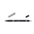 Lot de 6 feutres double pointe pinceau - TOMBOW - N65 gris froid 5 - ABT Dual Brush Pen