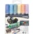 Marqueurs - Indélébile - Permanent - 6 couleurs pastel - Pointe ronde 2mm - Lyra