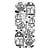1 planche de stickers autocollants peel off doré COEUR COLOMBE 5356