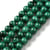 Fil de 31 perles ronde pierre naturelle fabrication bijoux 6 mm MALACHITE