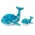 Veilleuse Tranquil Whale Family Bleue - Cloud b