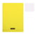 Cahier - A4 (21x29,7cm) - Petits carreaux - 96 pages - Polypro - Jaune