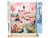 Peinture par Numéro Figured'Art - Village enchanté rose - Kit de Loisir Créatif DIY Numéro d'Art Complet - 40x50cm toile roulée + châssis en bois à monter