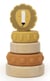 Tour a empiler bois et silicone - Mr Lion - TRIXIE BABY