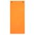 Paquet 100 fiches intercalaires horizontales unies perforées - 105x240mm - Orange - x 12 - Exacompta