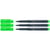Lot de 3 marqueurs Neon FABER-CASTELL - Pointe fibre 1,5 mm - Vert Karma Chameleon