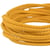Bobine 50m Cordon damier polyester 5mm moutarde