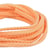 Bobine 50m Cordon damier polyester 5mm saumon