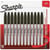 Lot de 12 marqueurs permanents - SHARPIE - Pointe fine - Noir