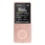 Lecteur Mp4 MP3 Écran 1.8 Pouce Baladeur Enregistreur Fm Radio Micro SD Rose