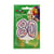 Bougie anniversaire nombre 80