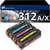 Pack 4 toners compatible HP 312A/X - 123CONSOMMABLES
