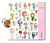 Stickers metalises – Le petit monde des Tinyly - Djeco - Marron