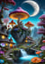Puzzle 1000 pièces - Mushroom Town - Bluebird Puzzle
