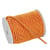 4 mètres de cordon, cordelette unie tressée décoration, scrapbooking couture 4 mm ORANGE