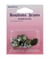 Boutons jeans couleur bronze X 6 - Distrifil Bz Marron