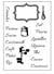 Tampons transparents "mon placard"